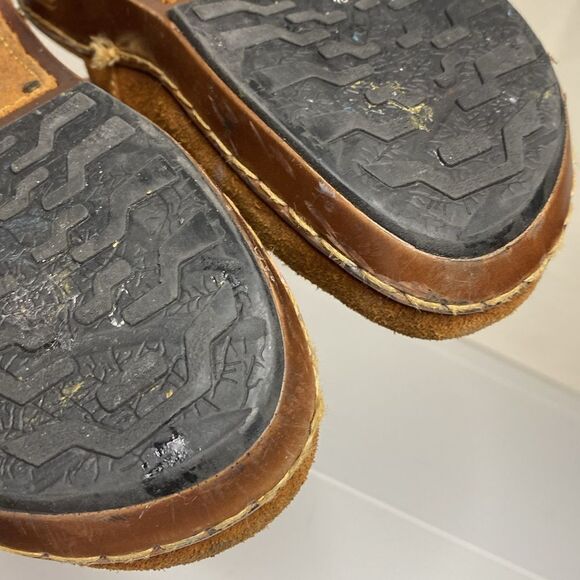 BORN Suede/Leather Comfort Clogs - Picture 6 of 13